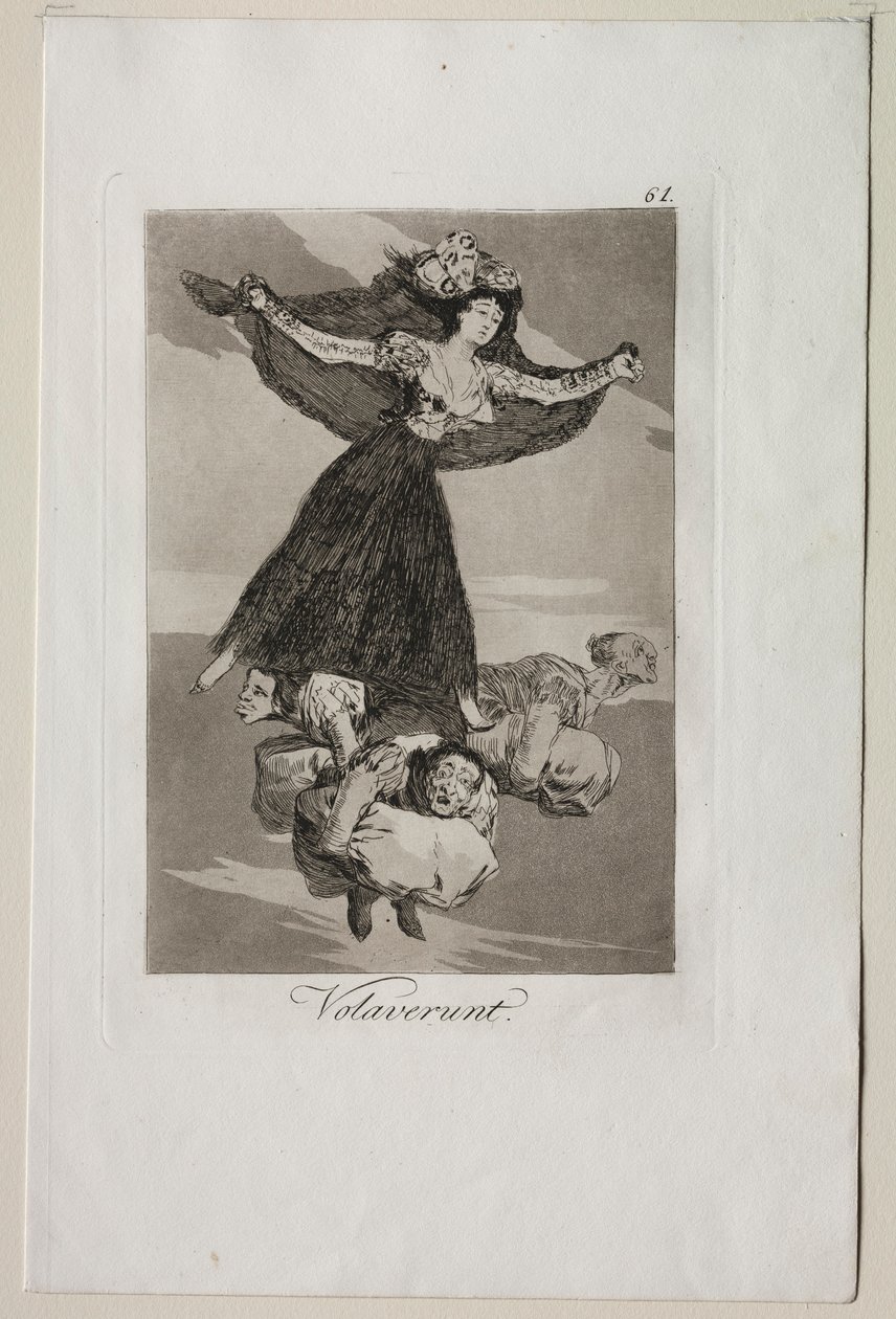 Caprichos: eles voaram. de Francisco de Goya