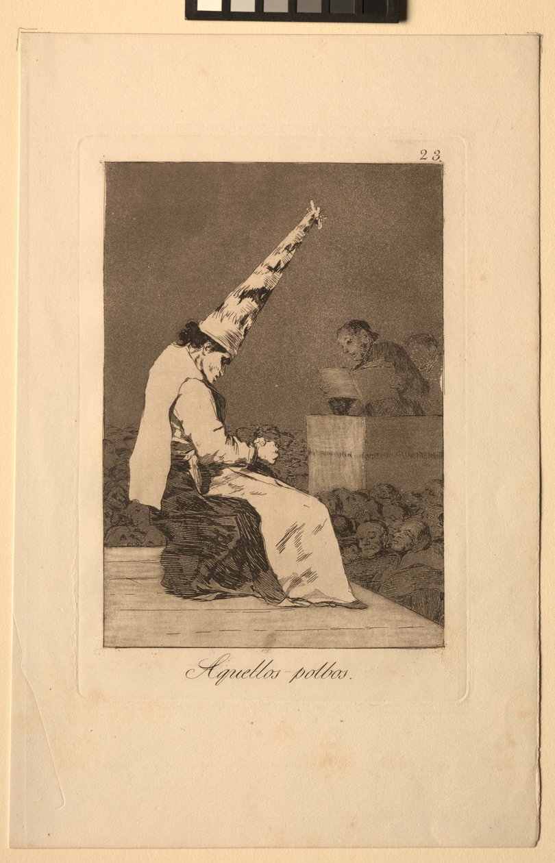 Caprichos: Aquelas manchas de poeira. de Francisco de Goya