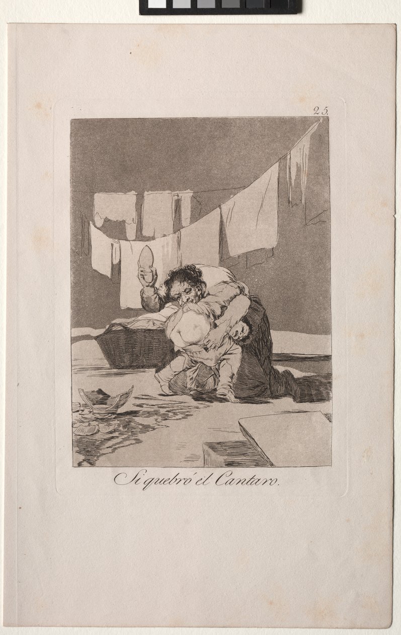 Caprichos: Sim, ele quebrou o pote. de Francisco de Goya