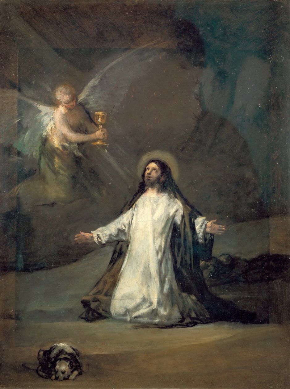 Cristo no Getsêmani de Francisco de Goya