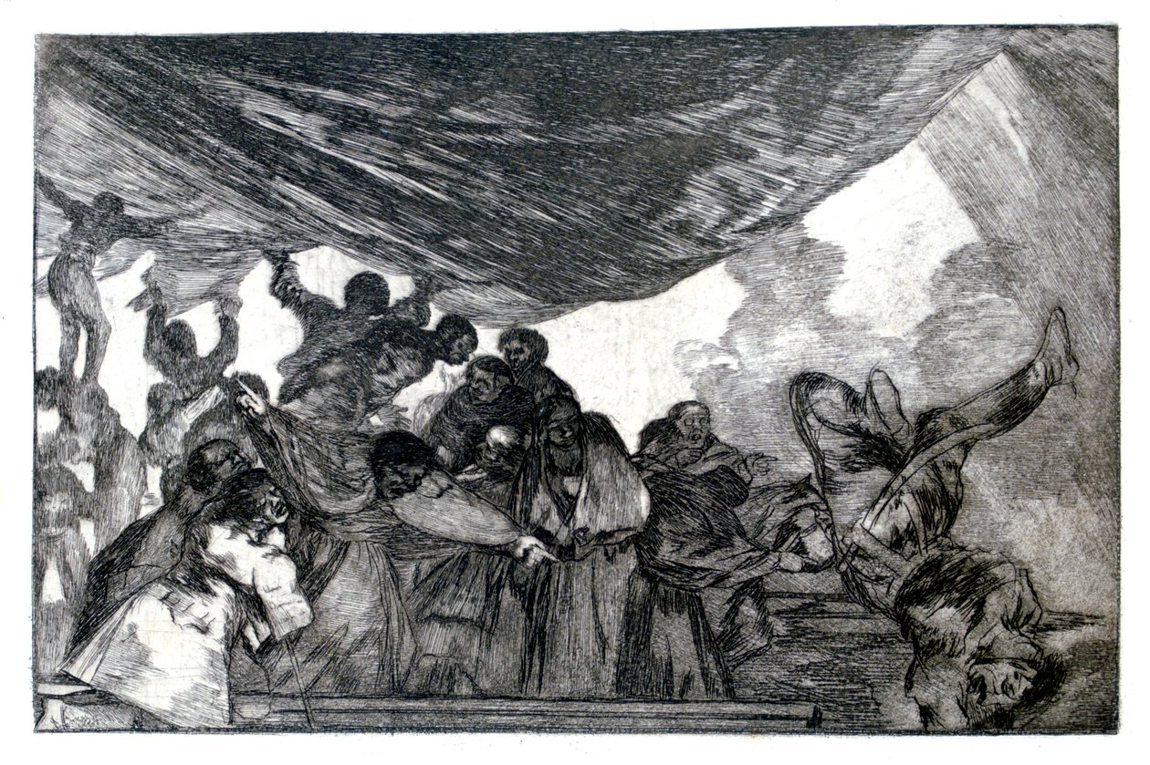 Fantasia Clara, 1819-1823 de Francisco de Goya