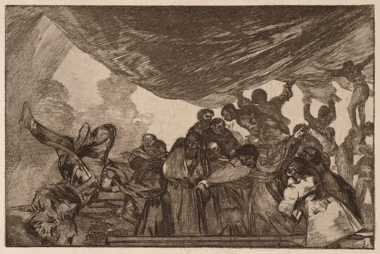 Loucura clara, da série Los Disparates de Francisco de Goya