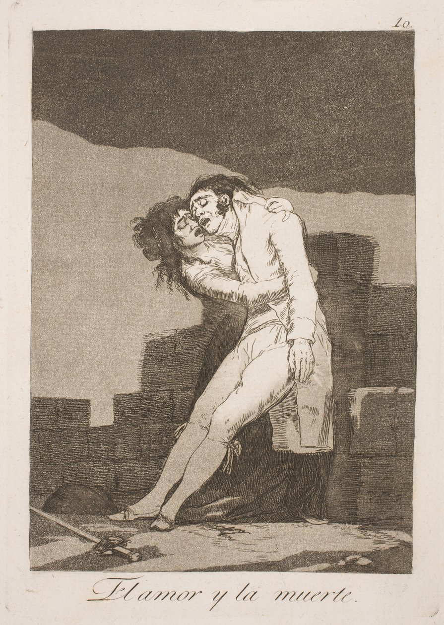 Morte e amor de Francisco de Goya