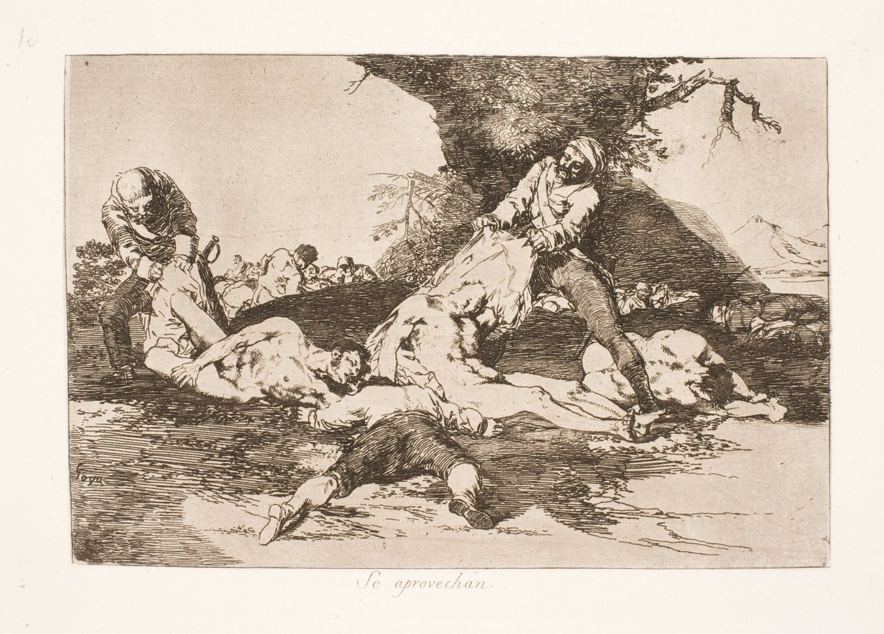Eles se equipam (16) de Francisco de Goya