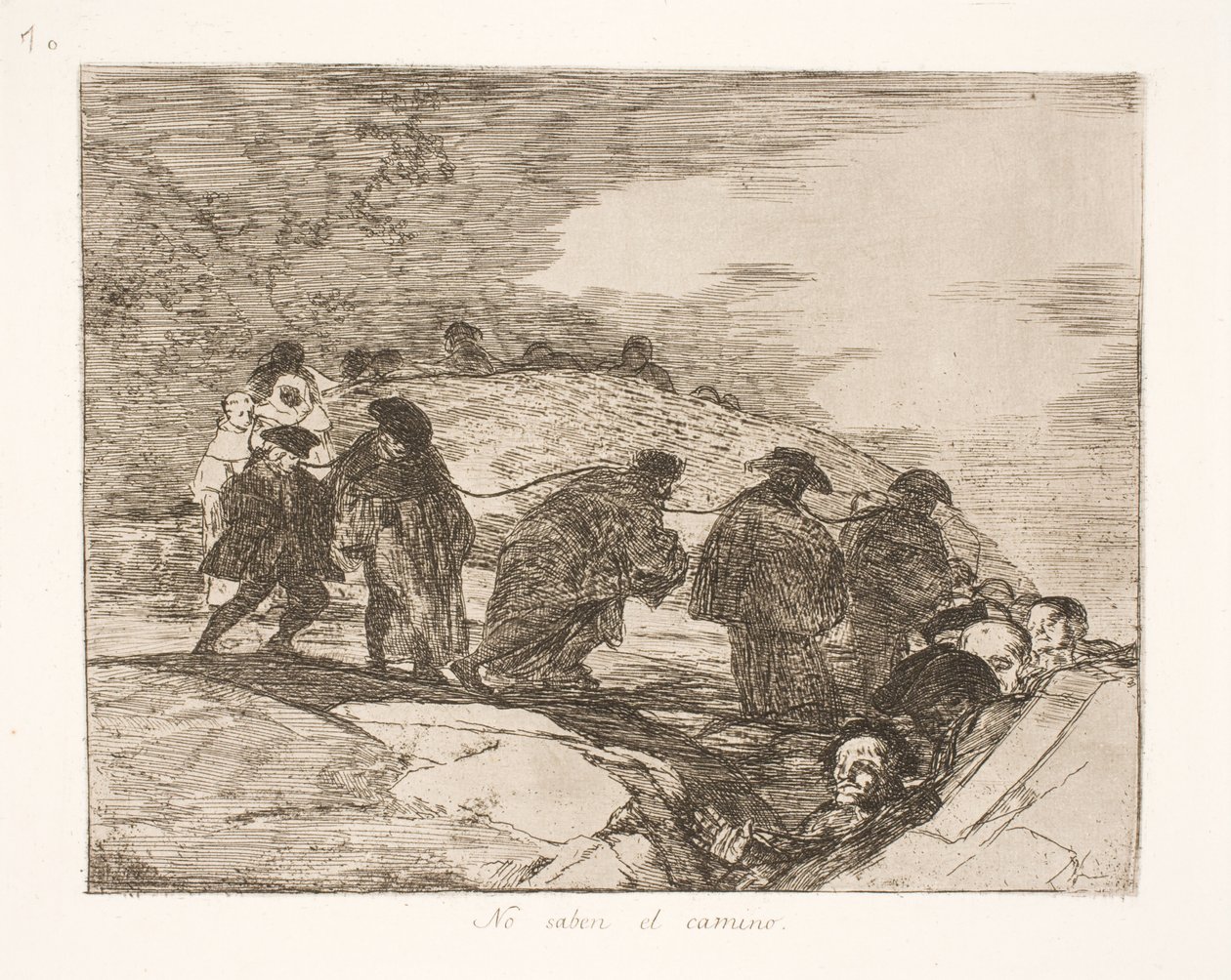 Eles não sabem onde (70) de Francisco de Goya