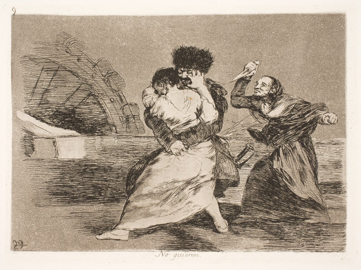 Não vão (9) de Francisco de Goya