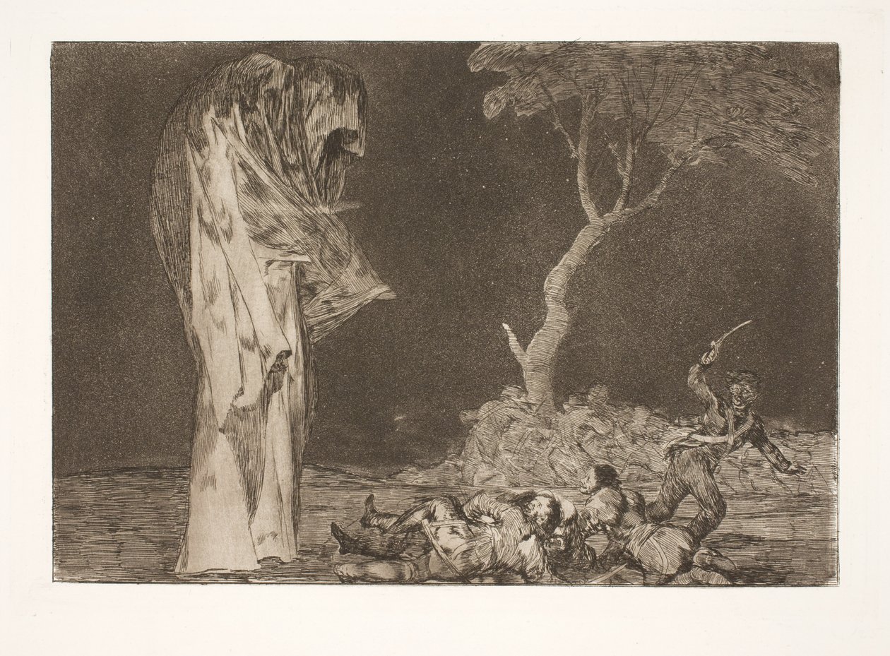 O medo tolo (não perca a reputação por causa do medo) de Francisco de Goya