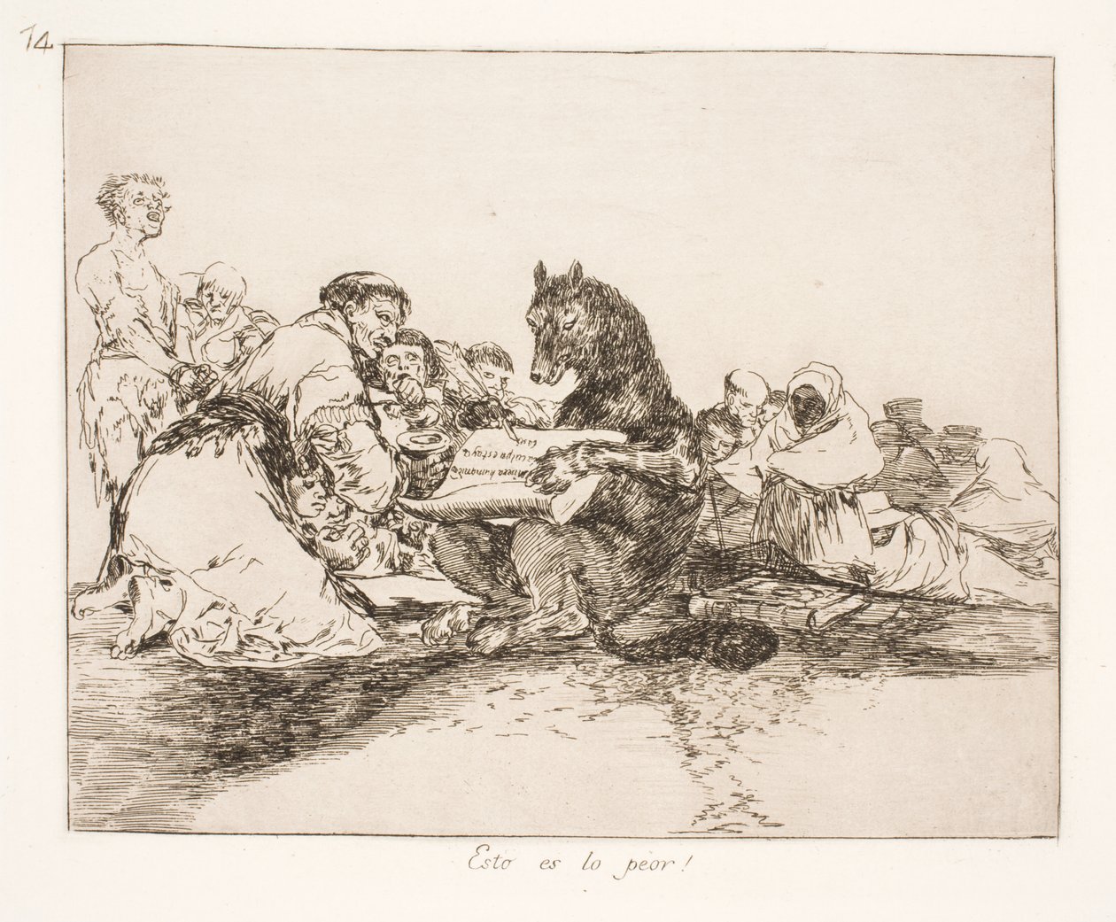 Mas é pior (74) de Francisco de Goya