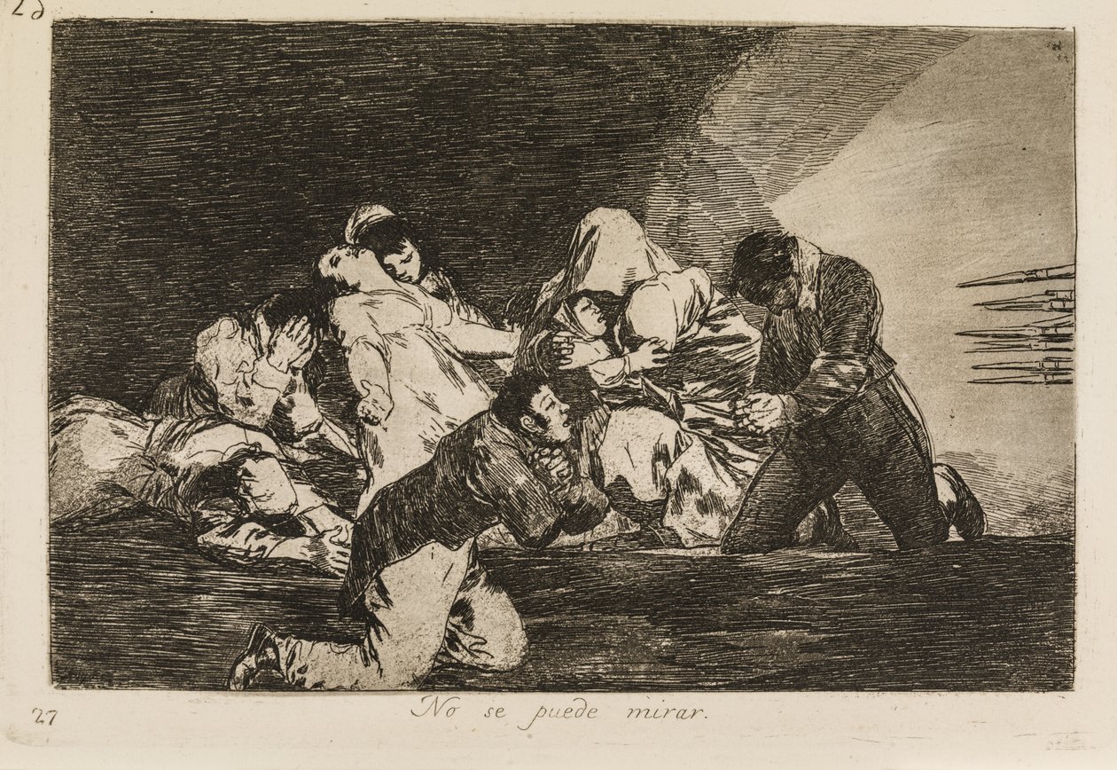 Não é para ver (26) de Francisco de Goya