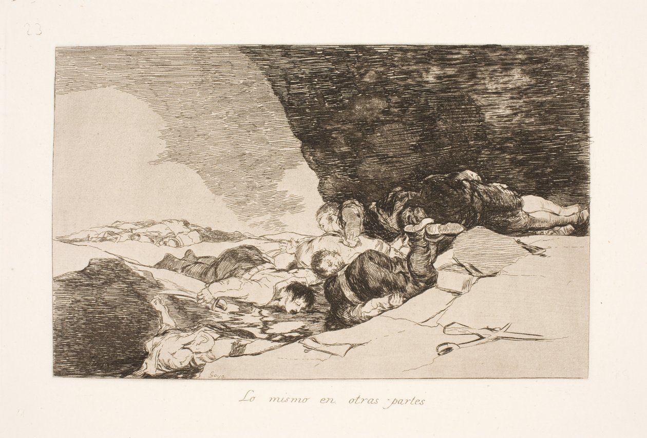 O mesmo de uma maneira diferente (23) de Francisco de Goya