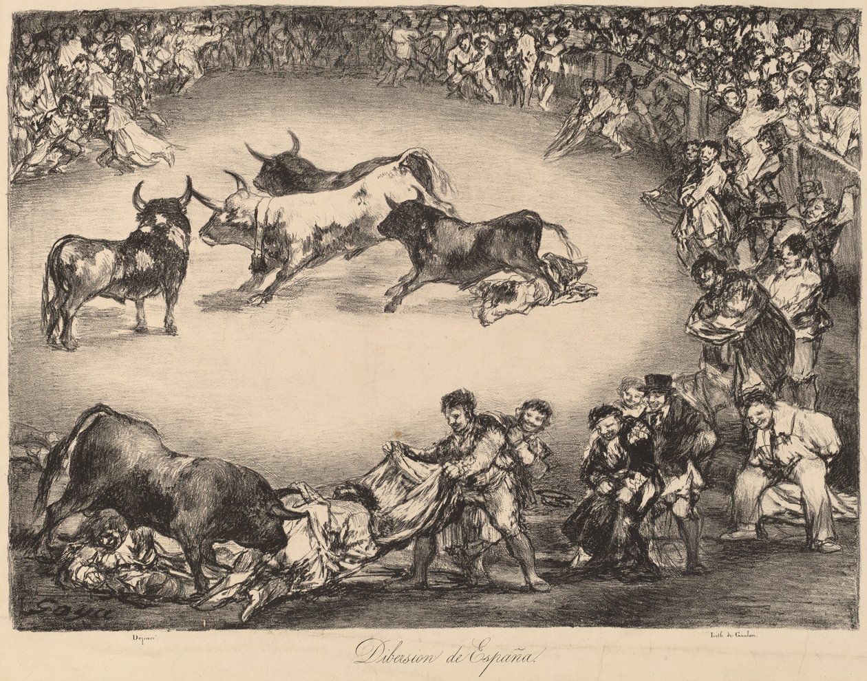 Dibersion de España (Entretenimento Espanhol) de Francisco de Goya