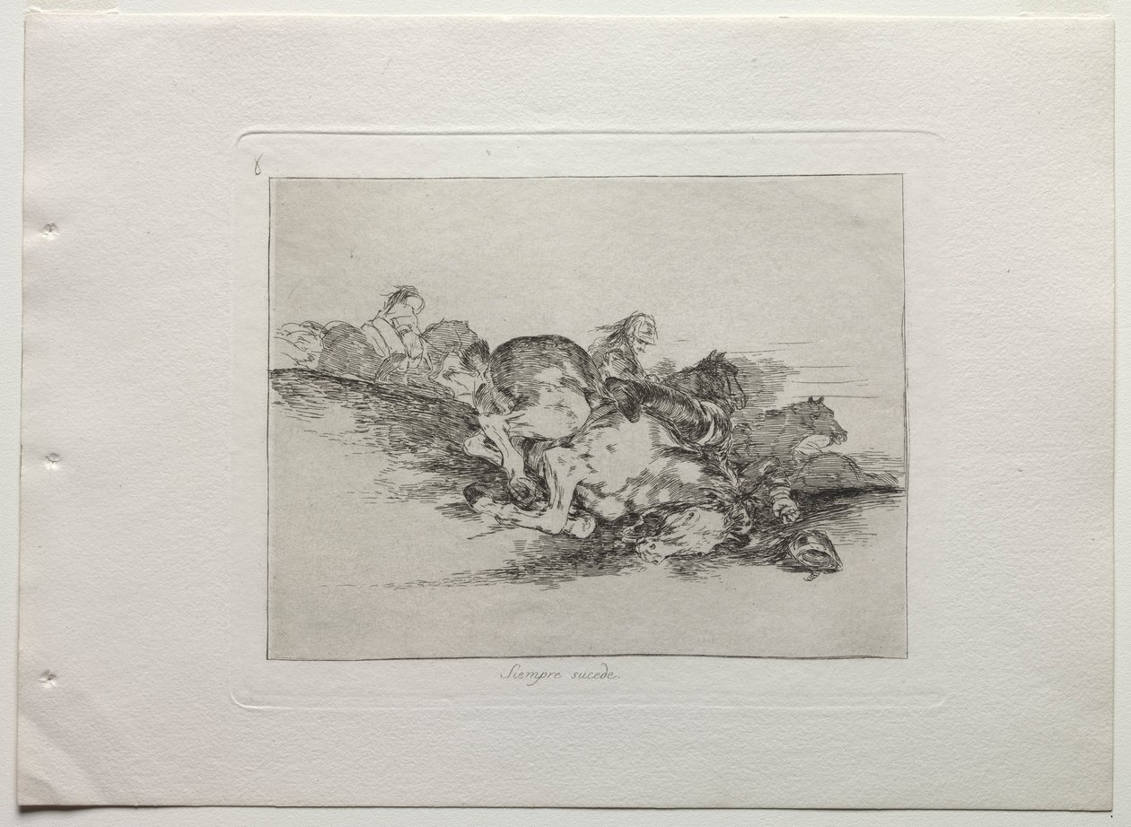 Desastres de guerra: sempre acontece, 1810-1820. de Francisco de Goya