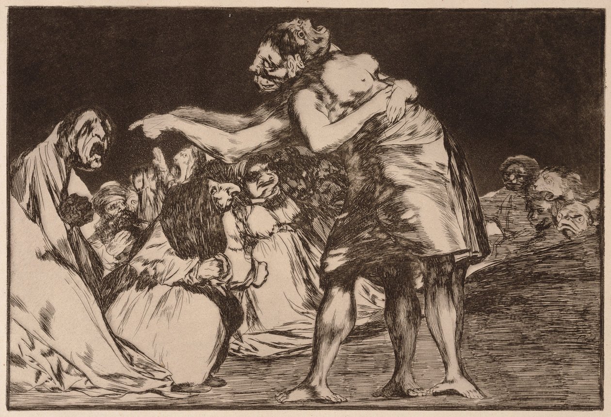 «Disorderly Folly» (Disparate desordenado), da série «Los Disparates» de Francisco de Goya