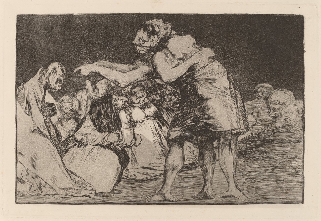 Desordenado desordenado (loucura desordenada) de Francisco de Goya
