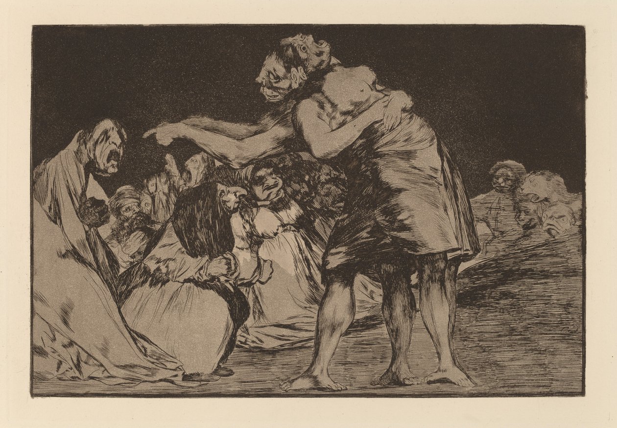 Desordenado desordenado (loucura desordenada) de Francisco de Goya