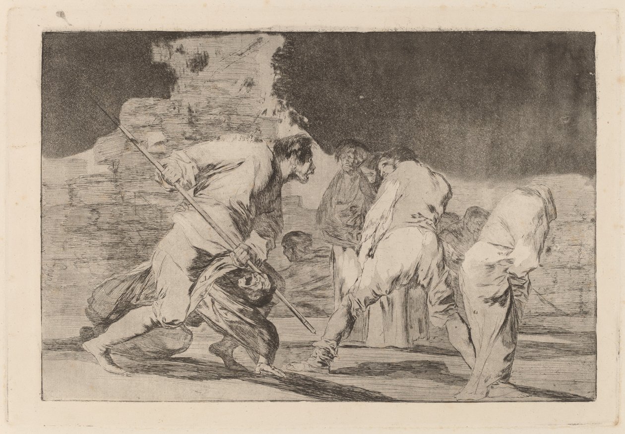 Disparate furioso (Furious Folly) de Francisco de Goya