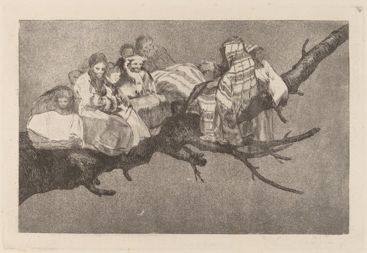 Ridículo díspar (loucura ridícula) de Francisco de Goya