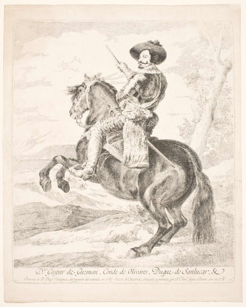 Dom Gaspar de Guzmán, Conde de Olivares de Francisco de Goya