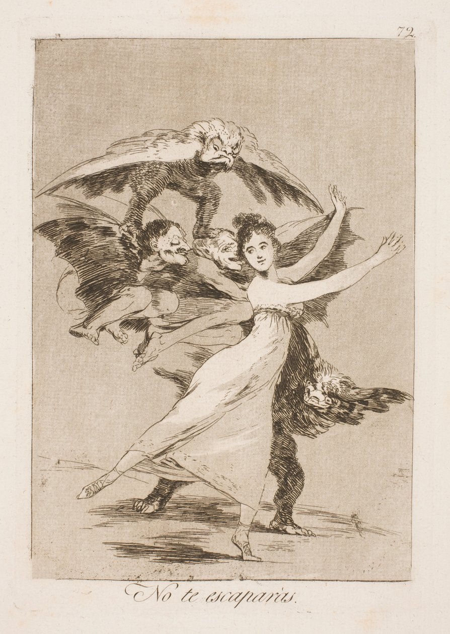Você não vai escapar de nós de Francisco de Goya