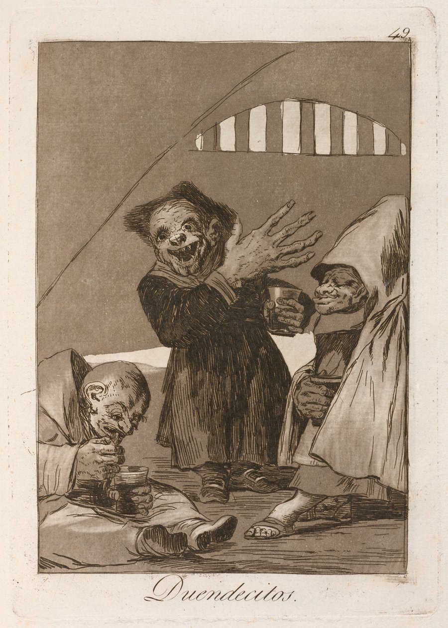 Pixies (Hobgoblins) de Francisco de Goya