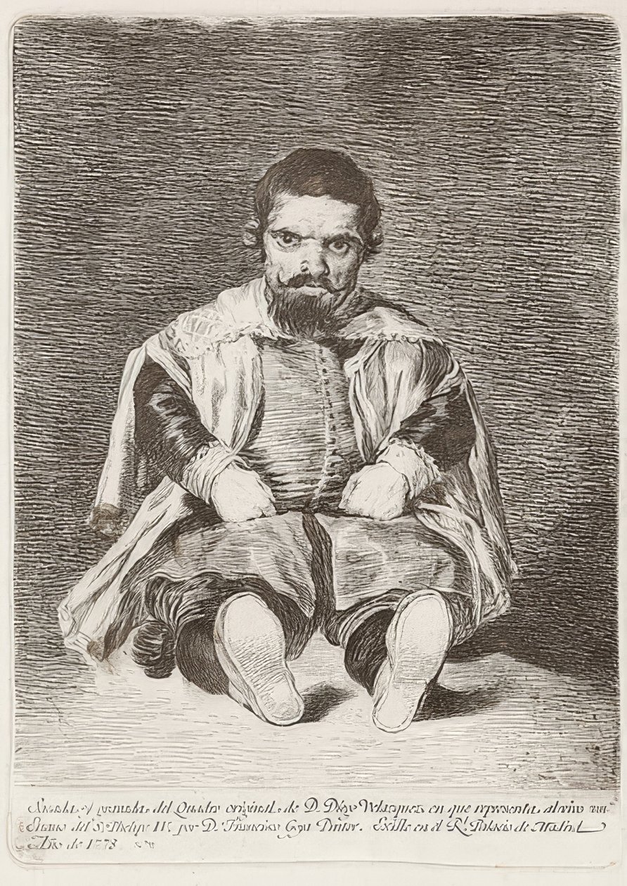 Um anão (Un Enano). 1778 de Francisco de Goya