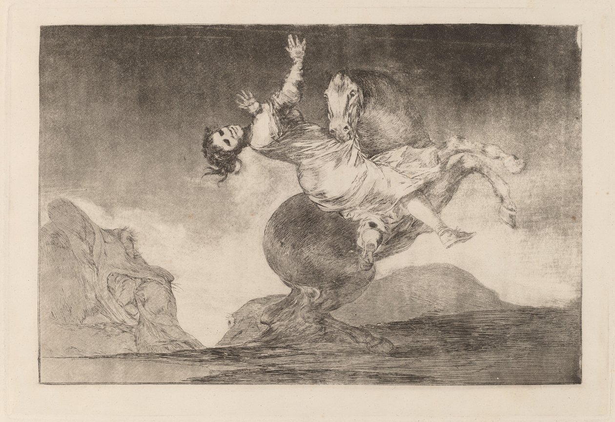 O Cavalo Raptor (O Cavalo-Abdutor) de Francisco de Goya