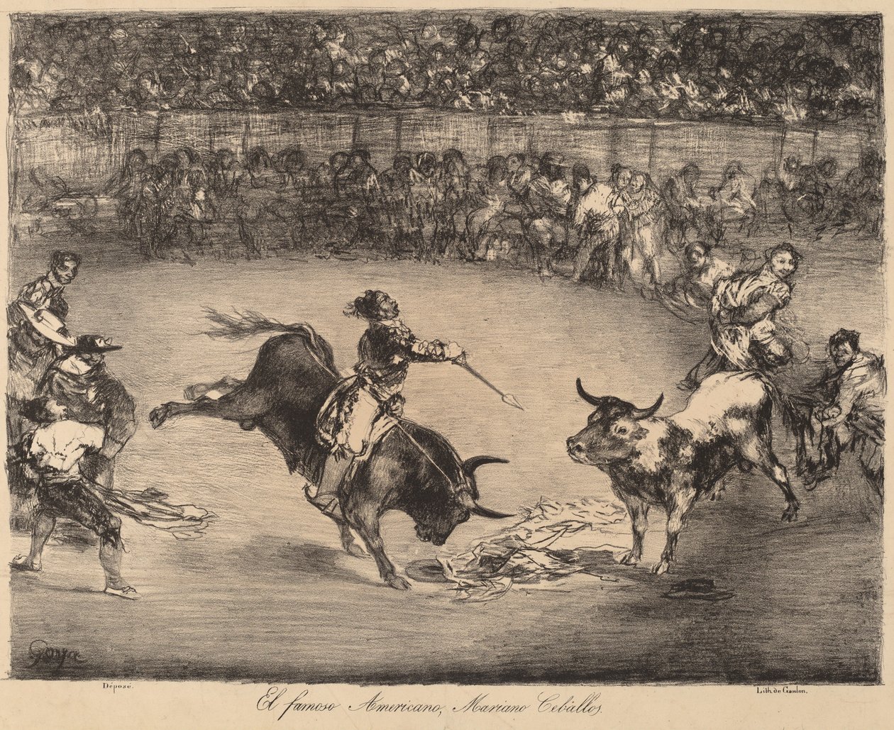 O famoso americano, Mariano Ceballos (The Famous American, Mariano Ceballos) de Francisco de Goya