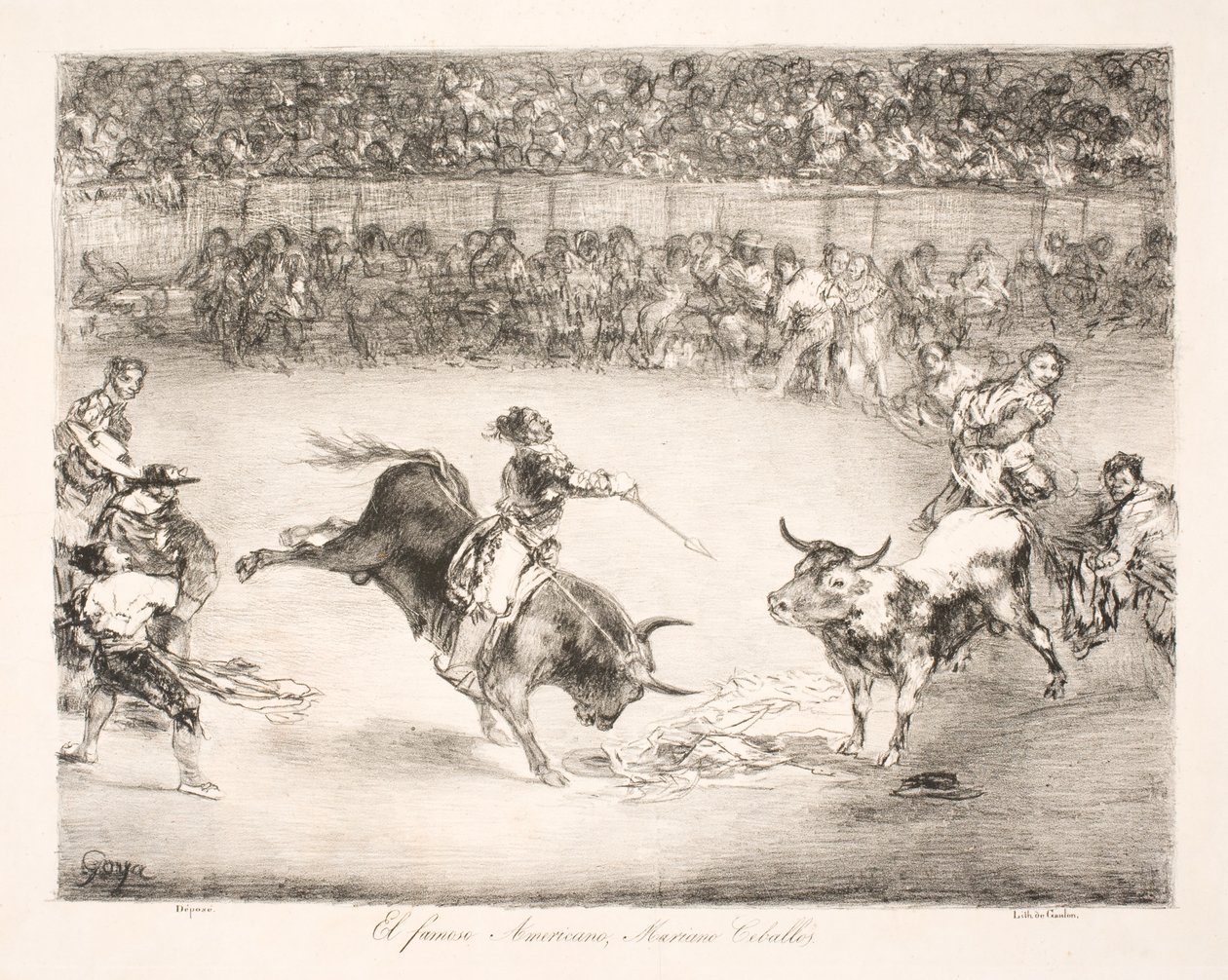 "O famoso americano, Mariano Ceballos" de Francisco de Goya