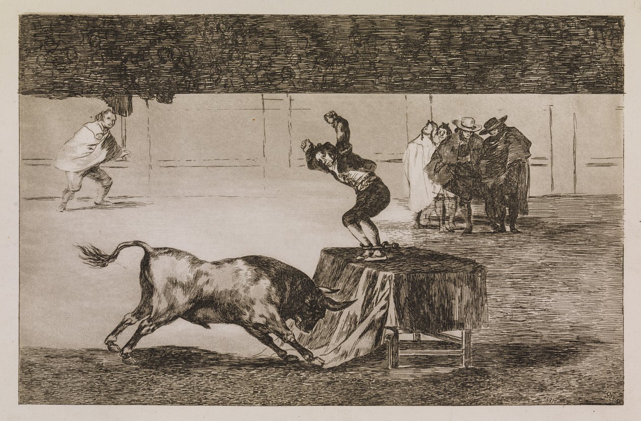 Outro ato louco na mesma arena de Francisco de Goya