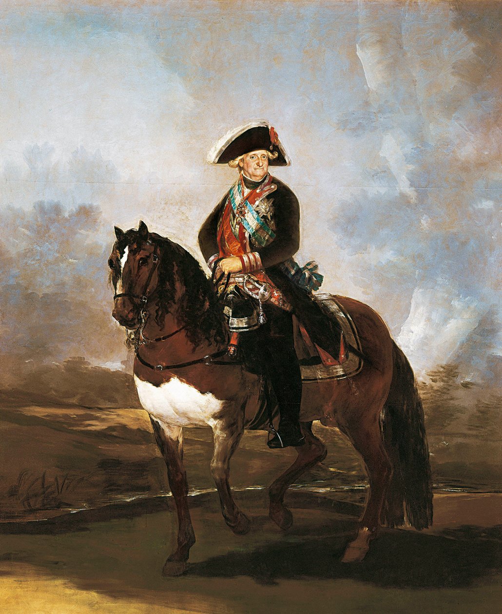 Retrato equestre de D. Carlos IV de Francisco de Goya