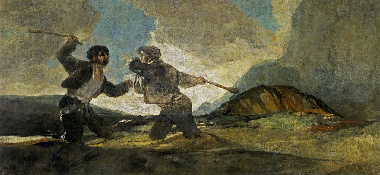 Lute com cacos de Francisco de Goya