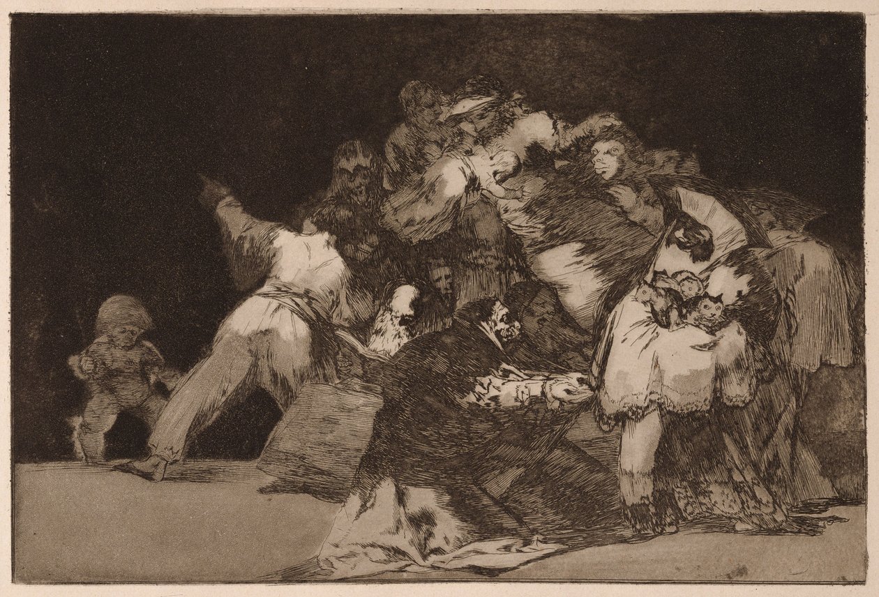General Folly (General Deslocado), da série Los Disparates de Francisco de Goya