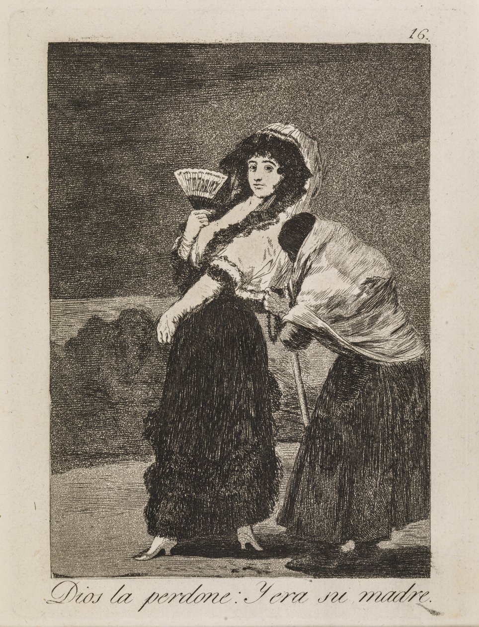 Deus a perdoe: A mendiga era sua mãe de Francisco de Goya