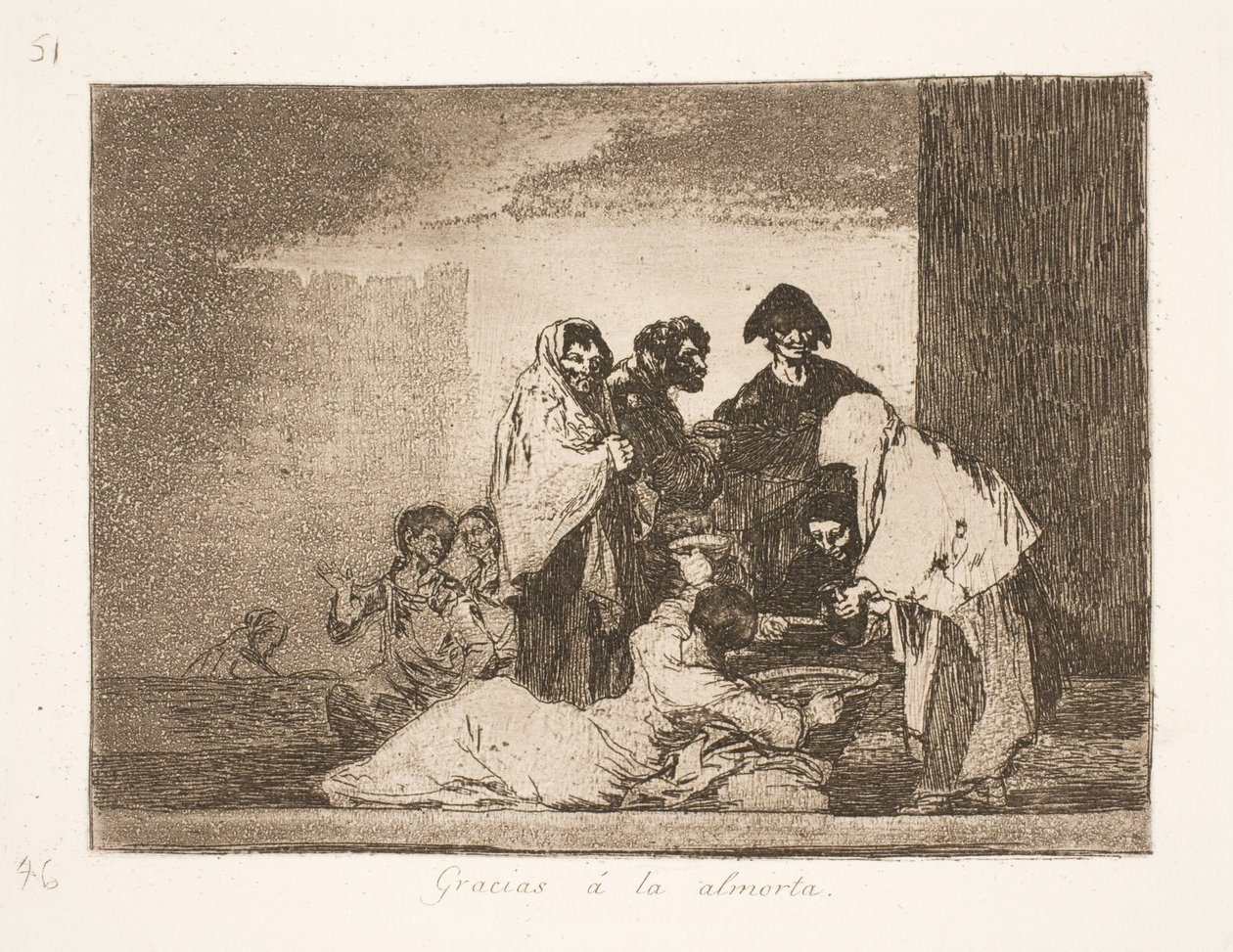 Graças a Deus pelo mingau de milho (51) de Francisco de Goya
