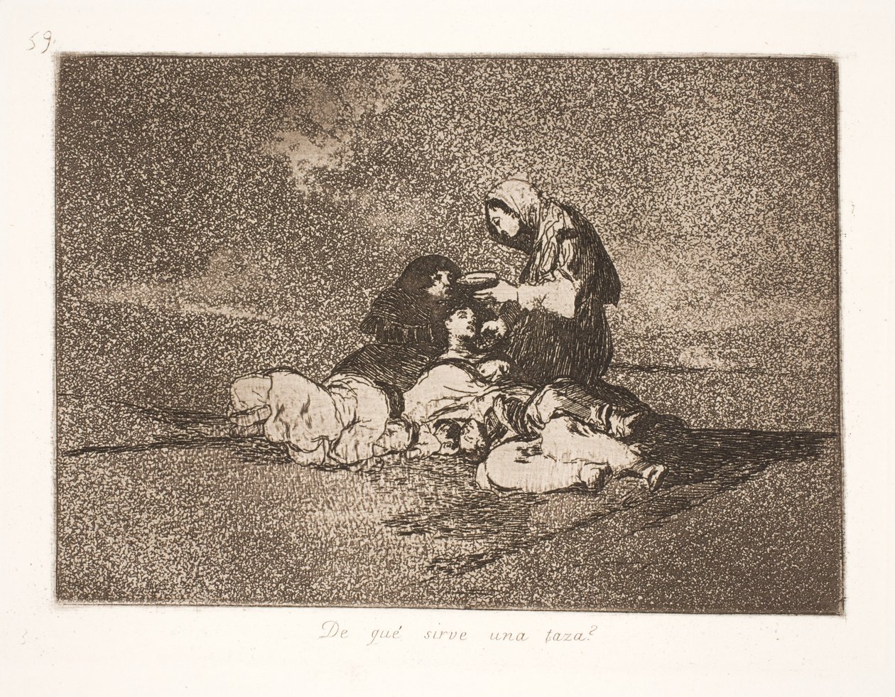 O que uma única xícara sugere? (59) de Francisco de Goya