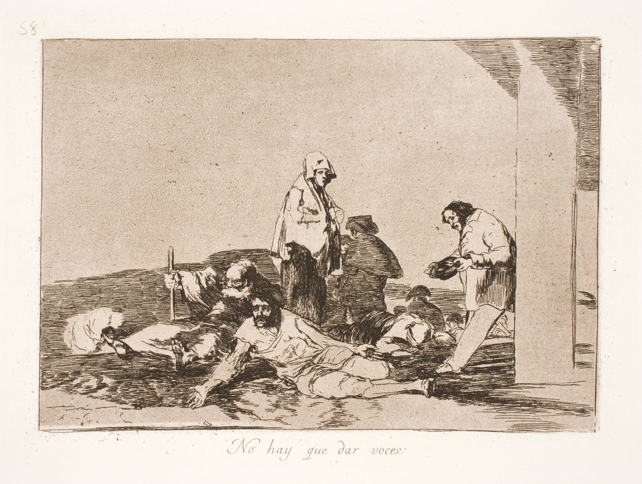 De que adianta reclamar (58) de Francisco de Goya