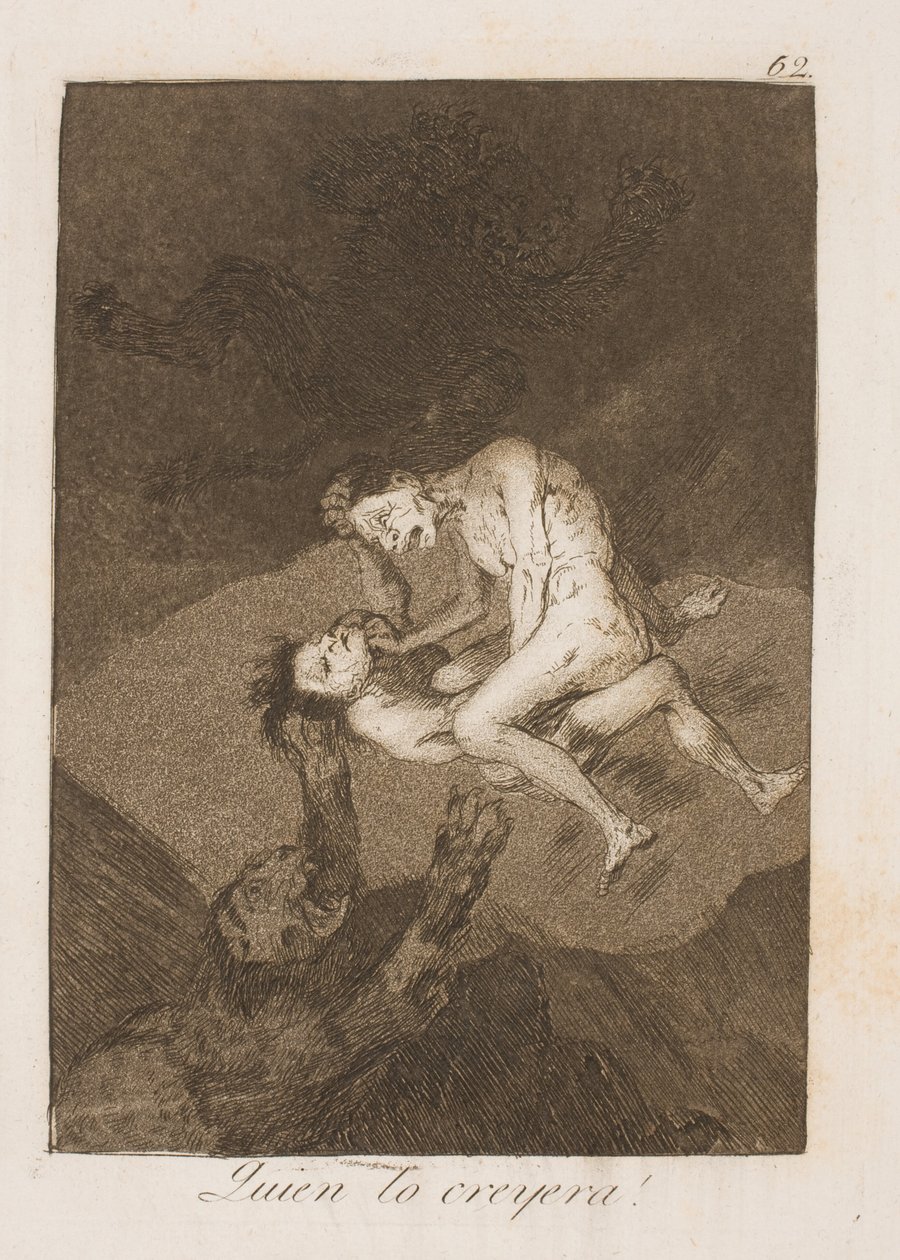 Quem teria pensado aquilo! de Francisco de Goya