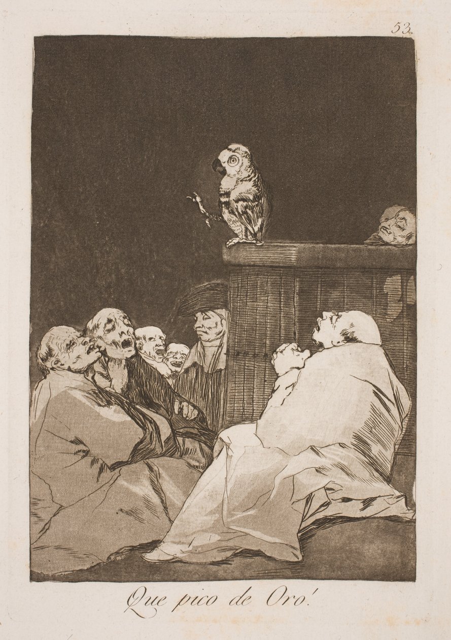 Que bico dourado de Francisco de Goya