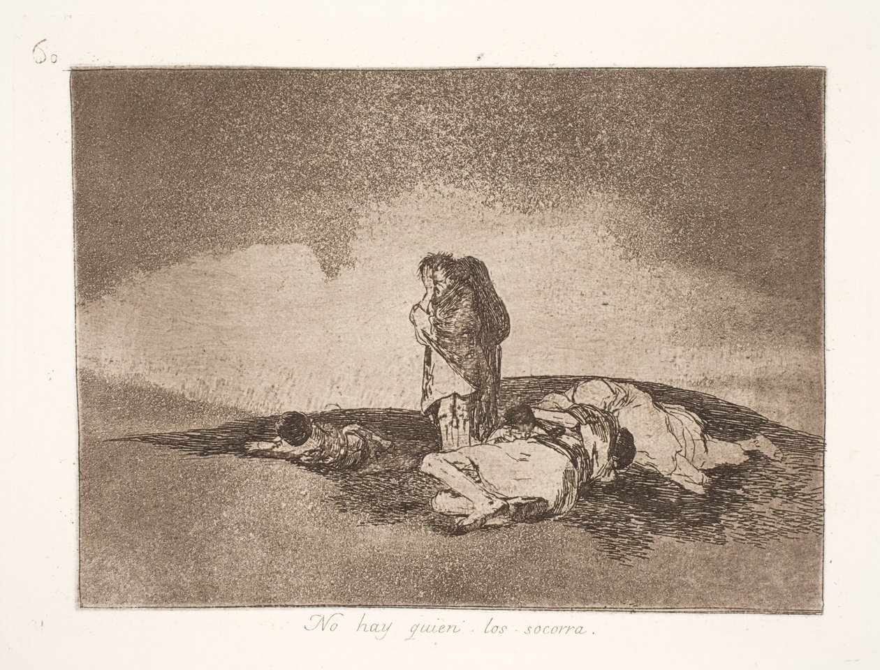 Ninguém para ajudar (60) de Francisco de Goya