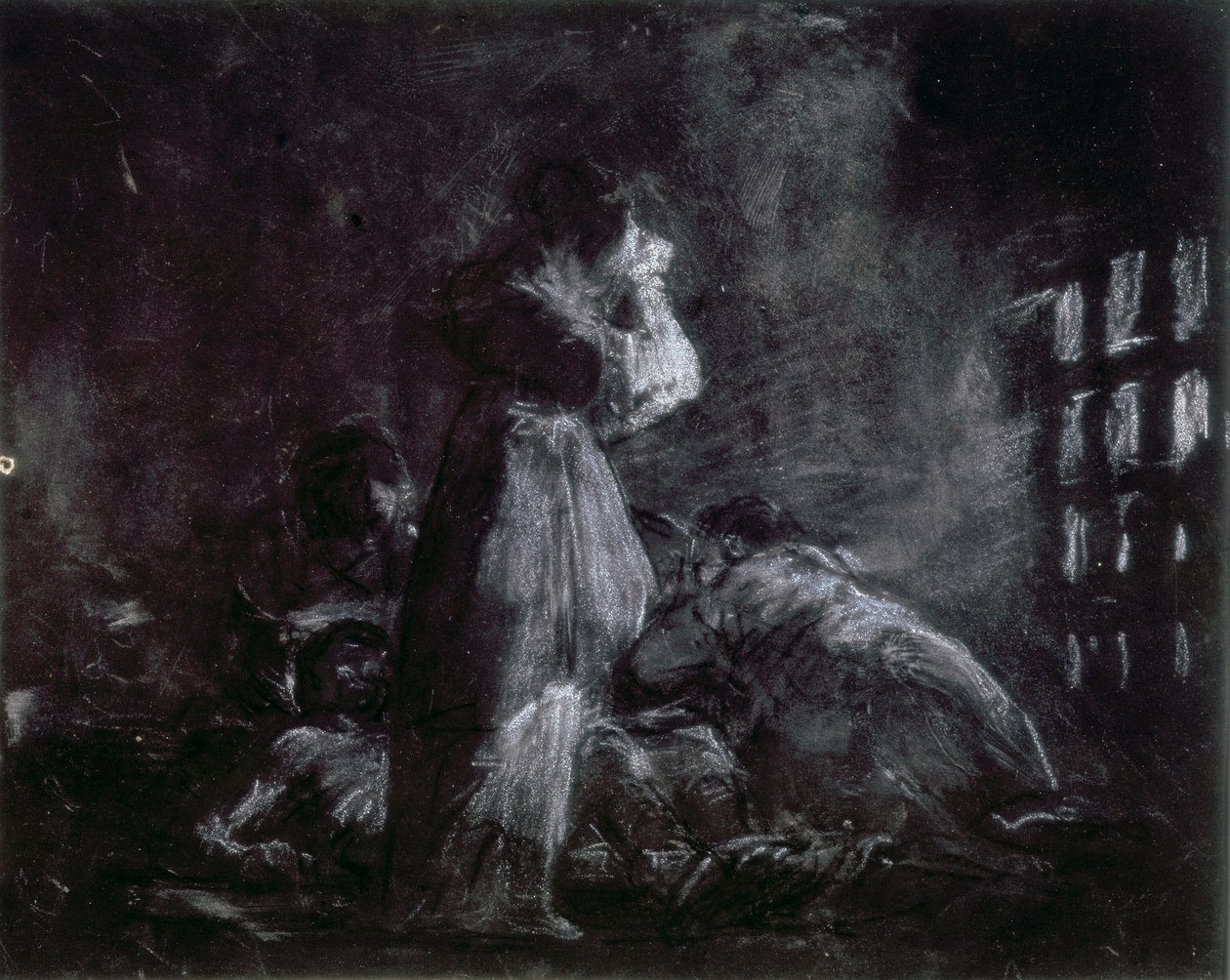 Interior de uma prisão de Francisco de Goya