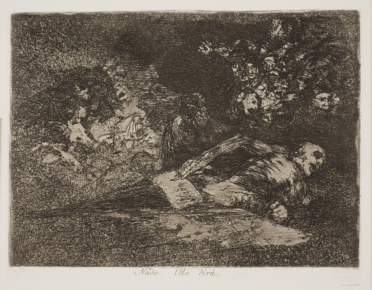 Nada! Ele mesmo diz (69) de Francisco de Goya