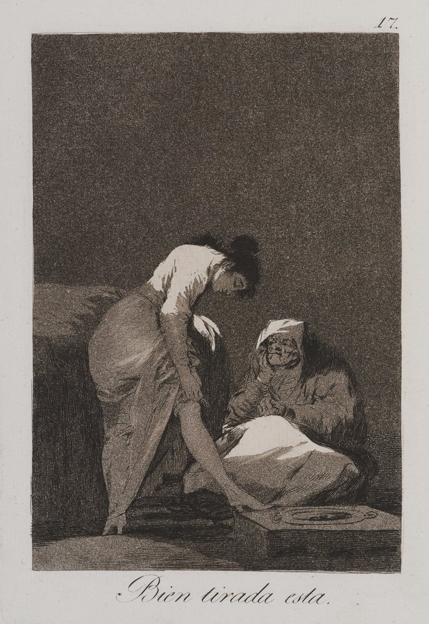 It Is Nicely Stretched (É bem esticado) de Francisco de Goya