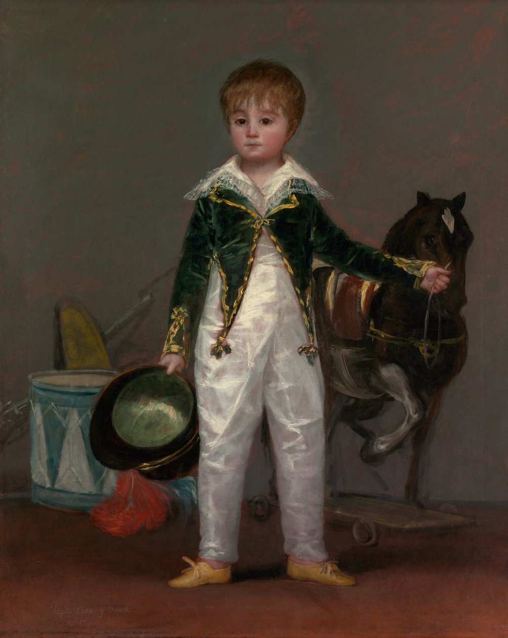 José Costa e Bonells (falecido em 1870), chamado Pepito, c.1810 de Francisco de Goya