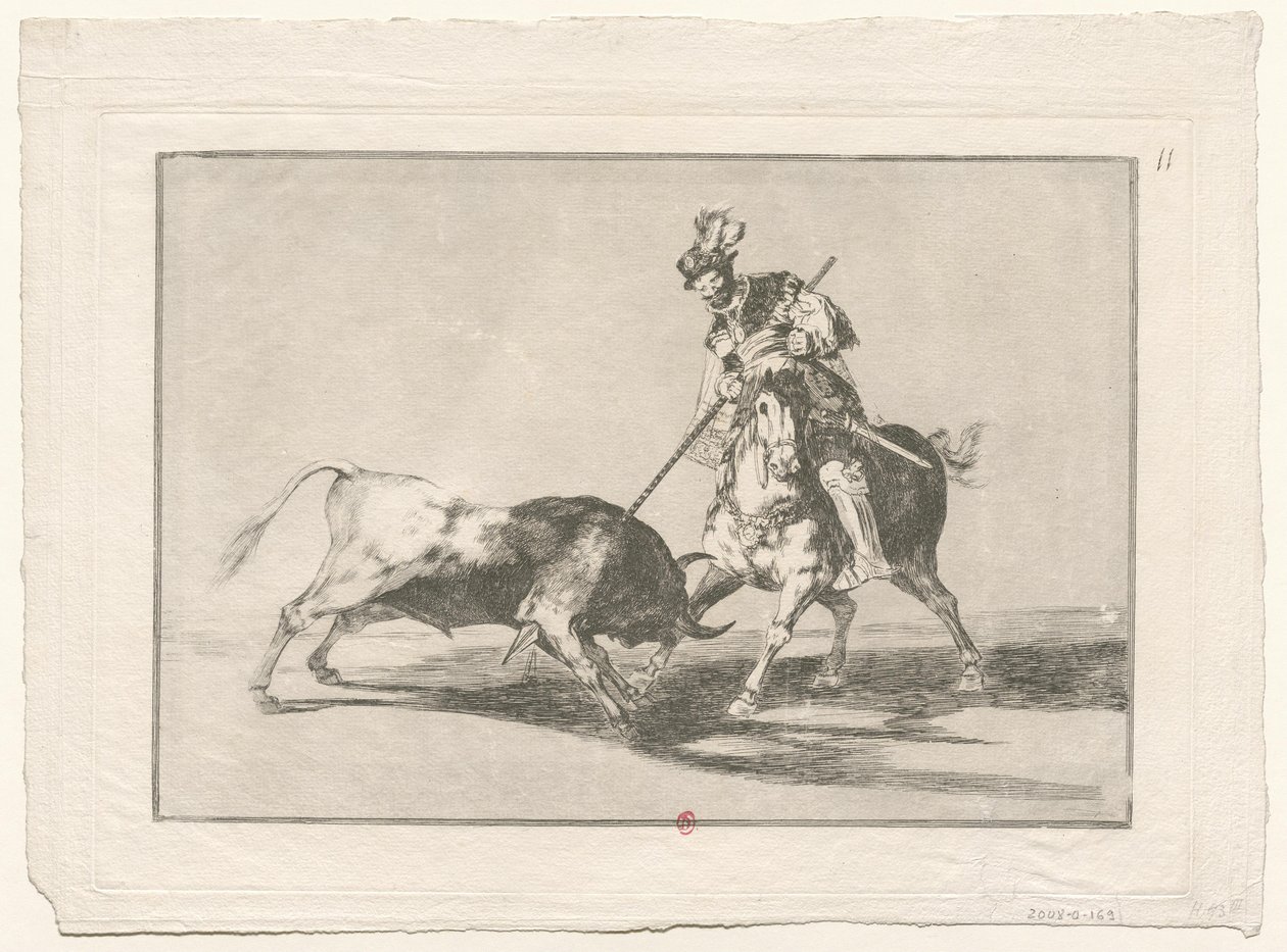 A tauromaquia, n.º 11 de Francisco de Goya
