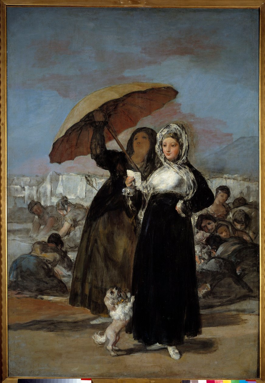 A Carta ou a Pintura Jovem de Francisco de Goya (1746-1828) 1814 Sol. 1,81x1,25 m Lille, Musee des Beaux Arts de Francisco de Goya