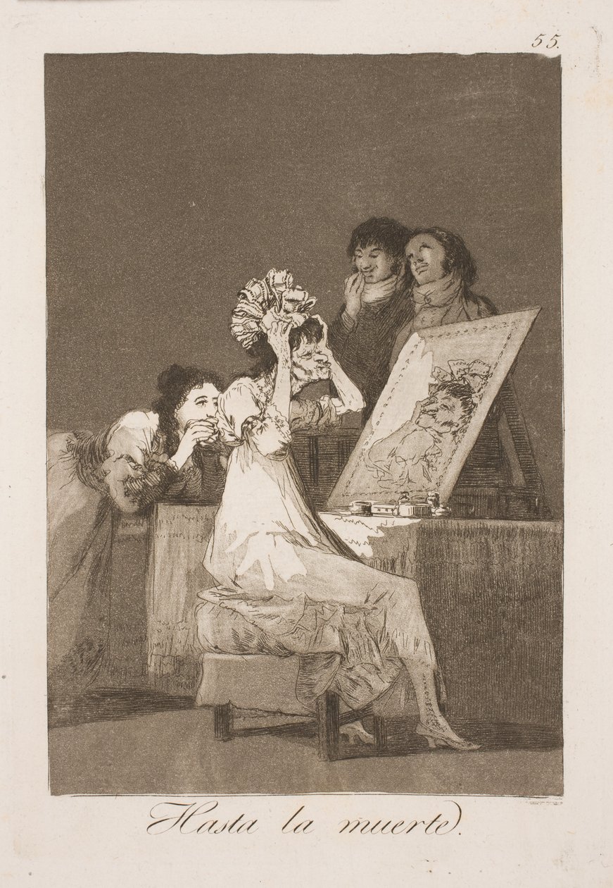 Até a sua morte de Francisco de Goya