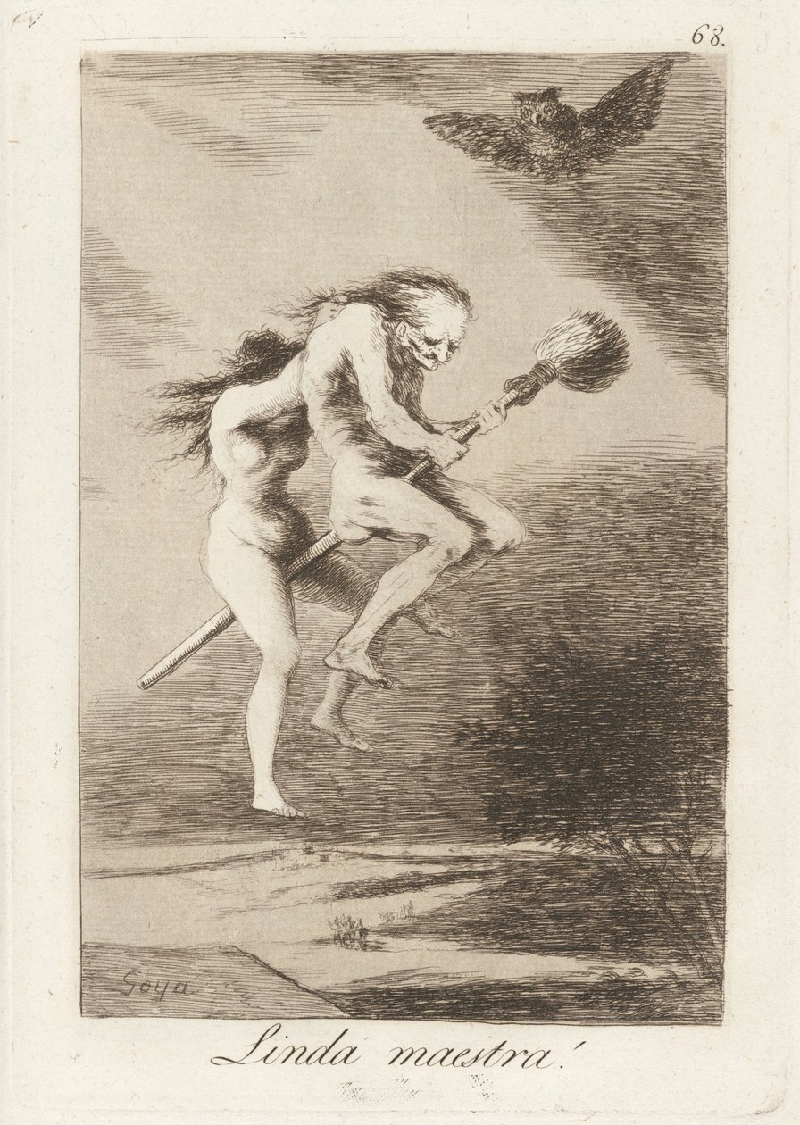 Linda mestra! (Linda professora!) de Francisco de Goya