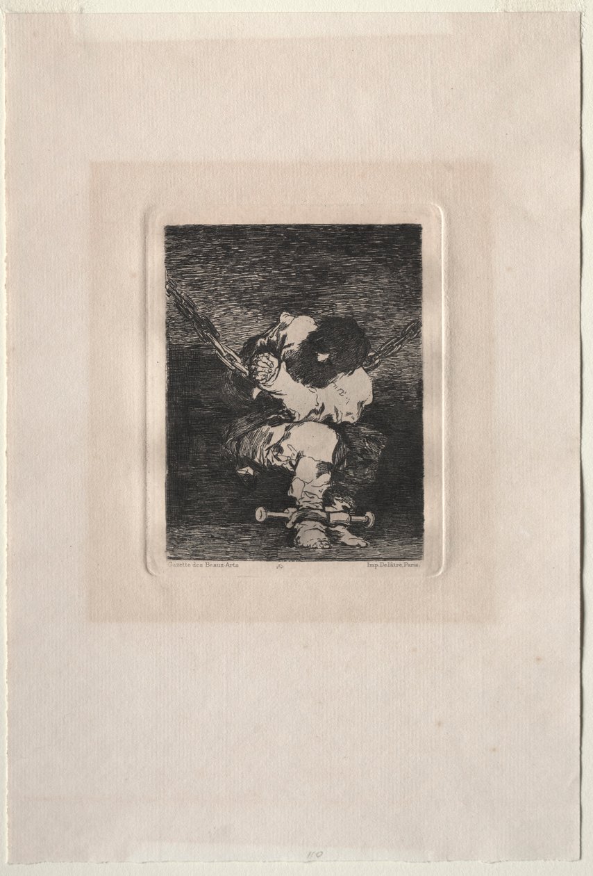 Pequeno prisioneiro, 1867. de Francisco de Goya