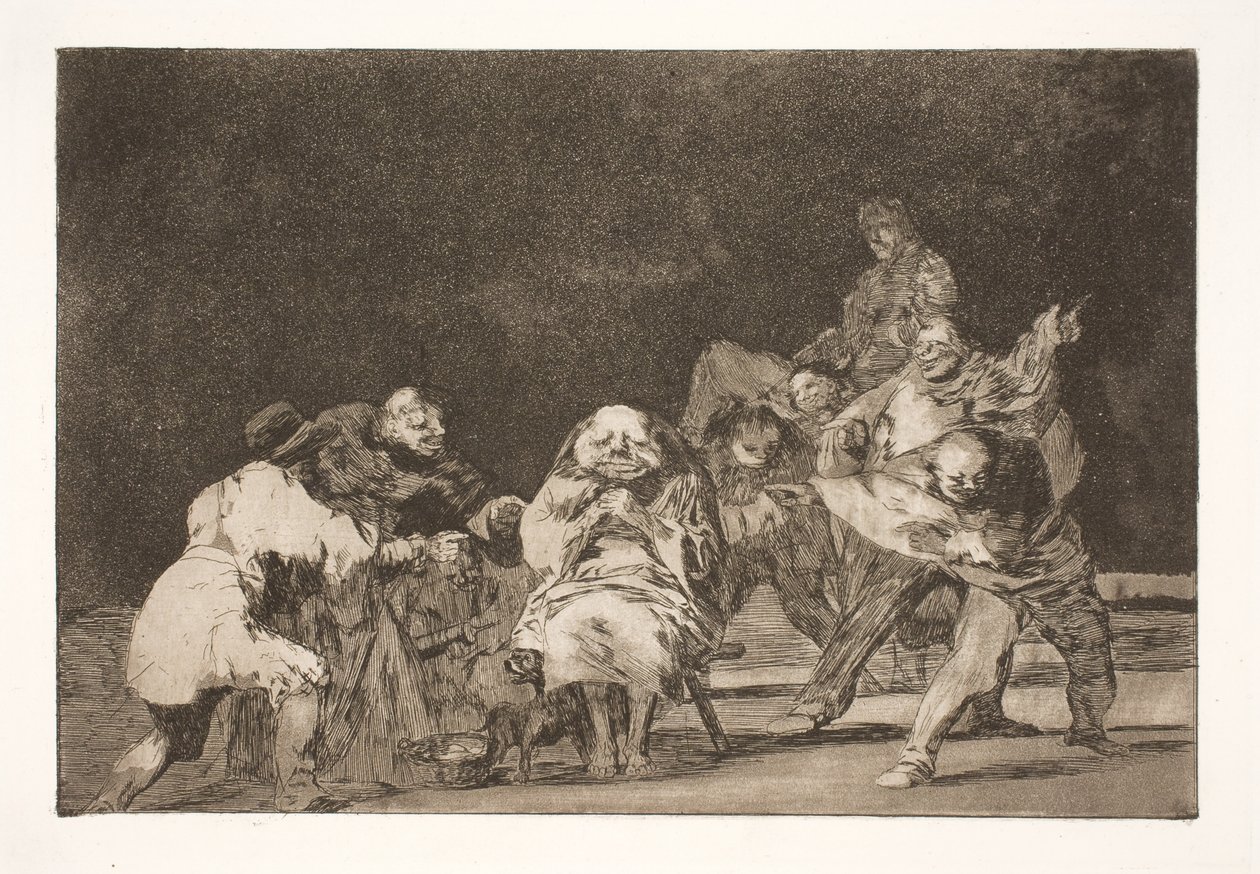 Lealdade (Aquele que não gosta de você vai te difamar através de fofocas) de Francisco de Goya
