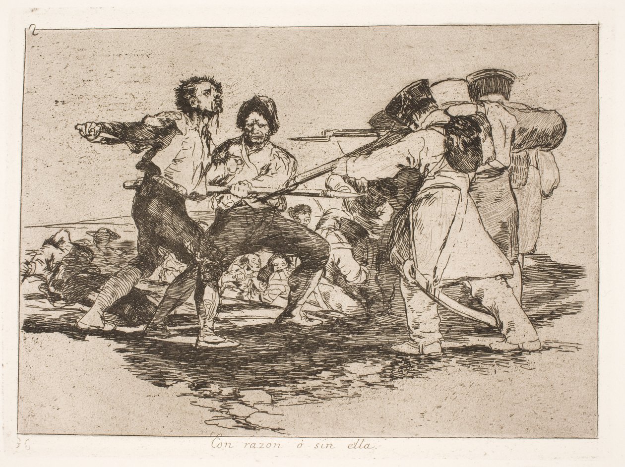 Com ou sem razão (2) de Francisco de Goya
